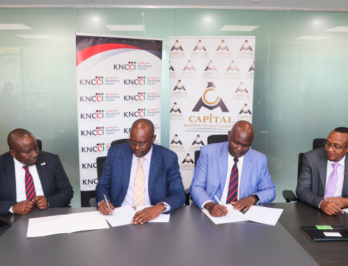 KNCCI and CMA Sign MoU to KNCCI and CMA Sign MoU to Support Businesses in Uptake of Capital Market Authority Products